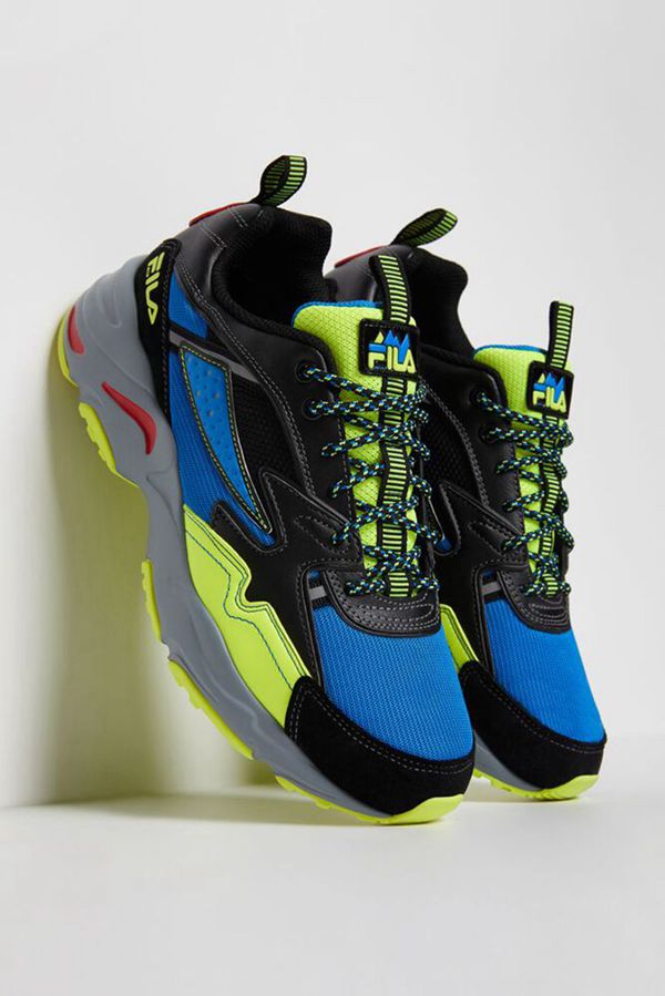 Zapatillas Fila Hombre Azules / Negras / Amarillo - Trail Tracer - España 659248MAT